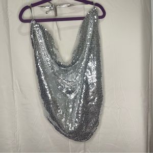 Sparkly halter top